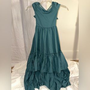 Girls joyfolie green maxi dress. NWT. Size 7